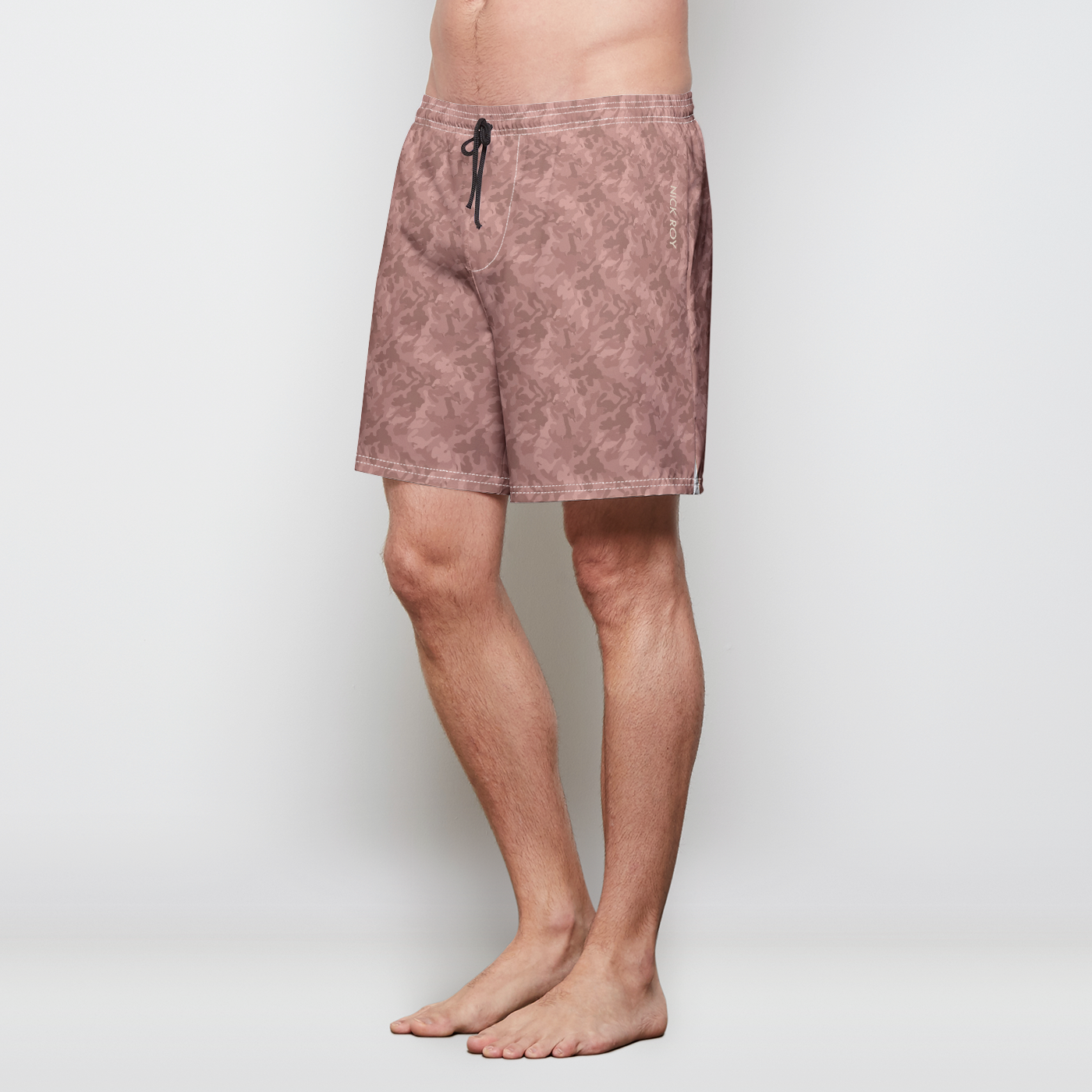 Swim Trunks w/ Lining - Cranberry Camo