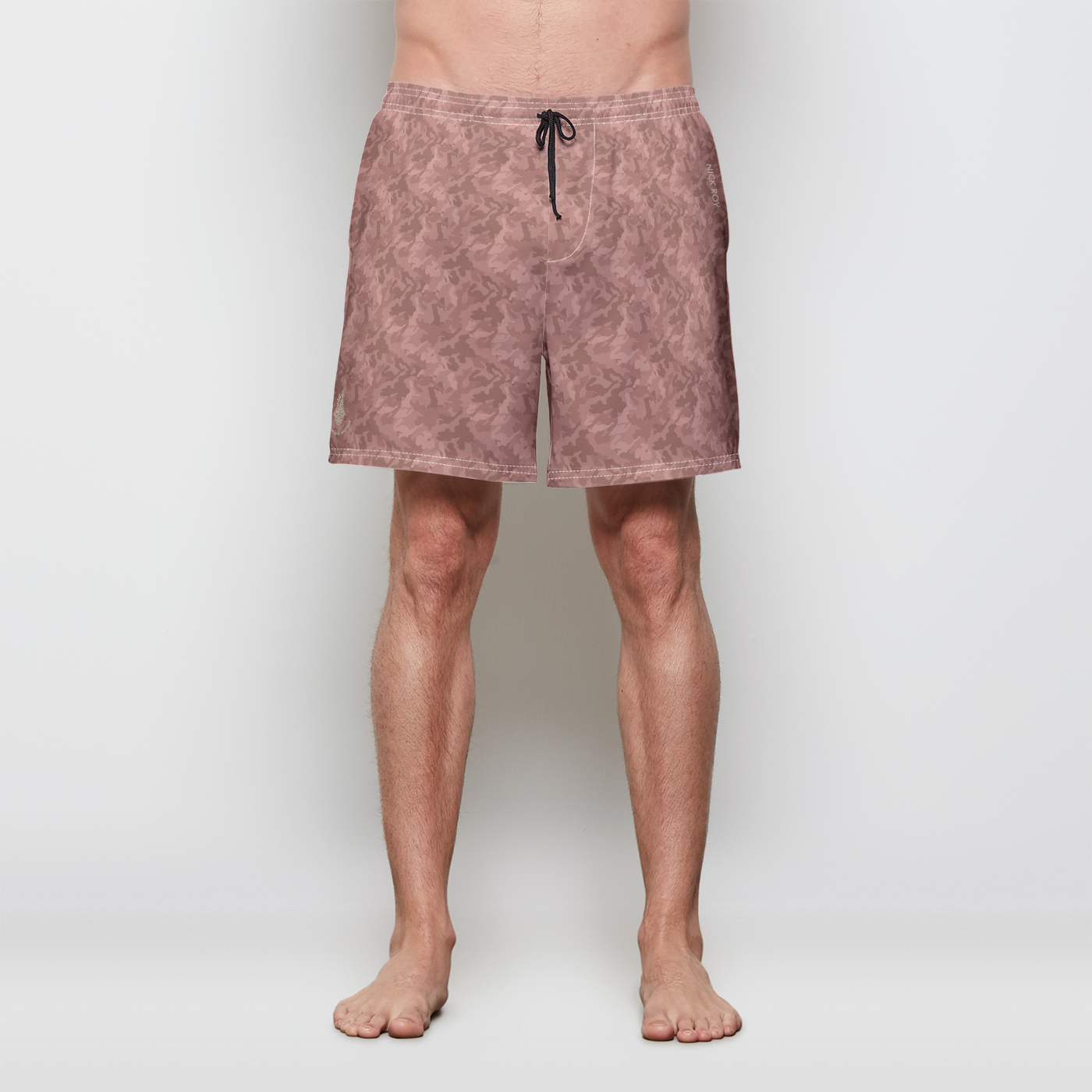 Swim Trunks w/ Lining - Cranberry Camo