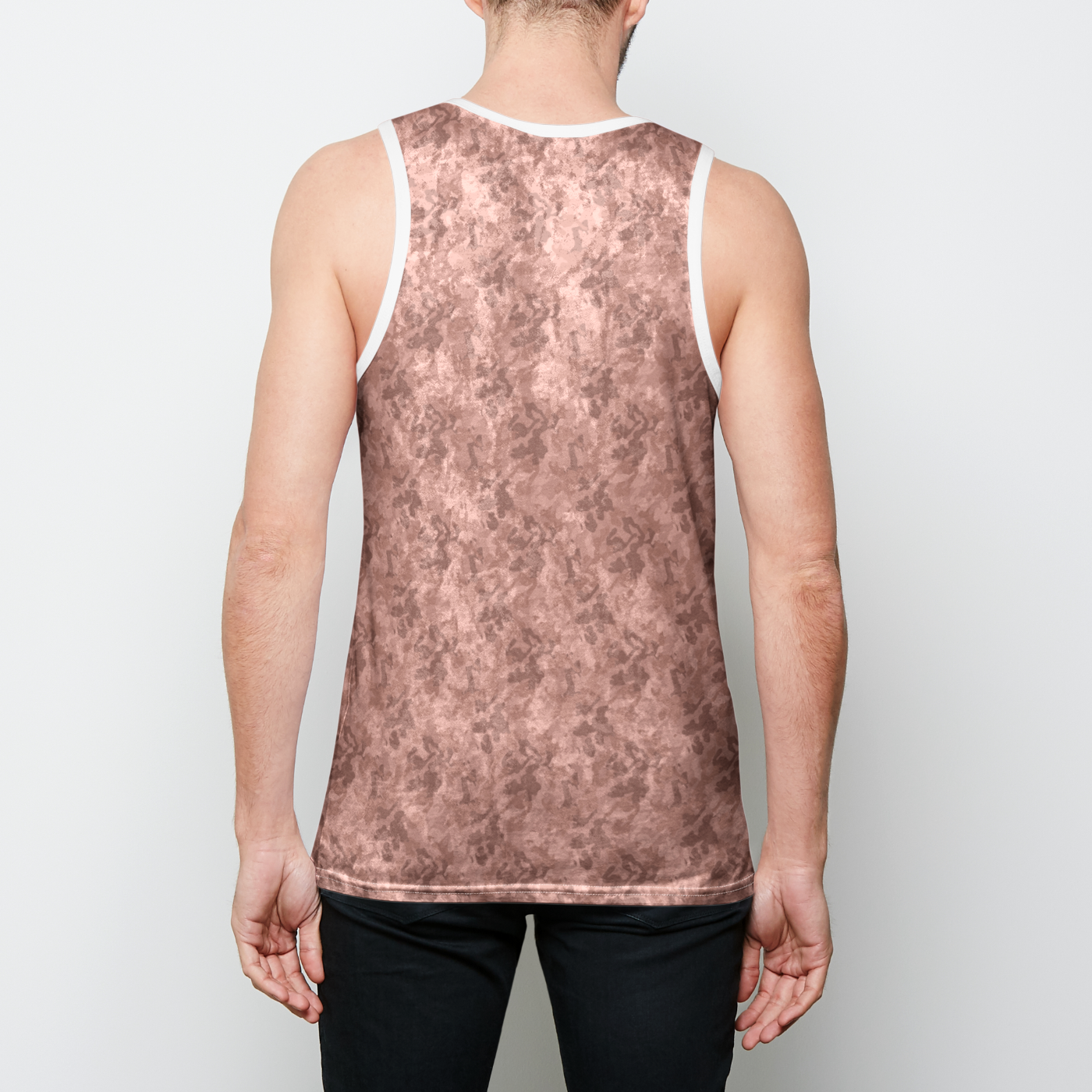 Tropical Velvet Tank - Cranberry Camo