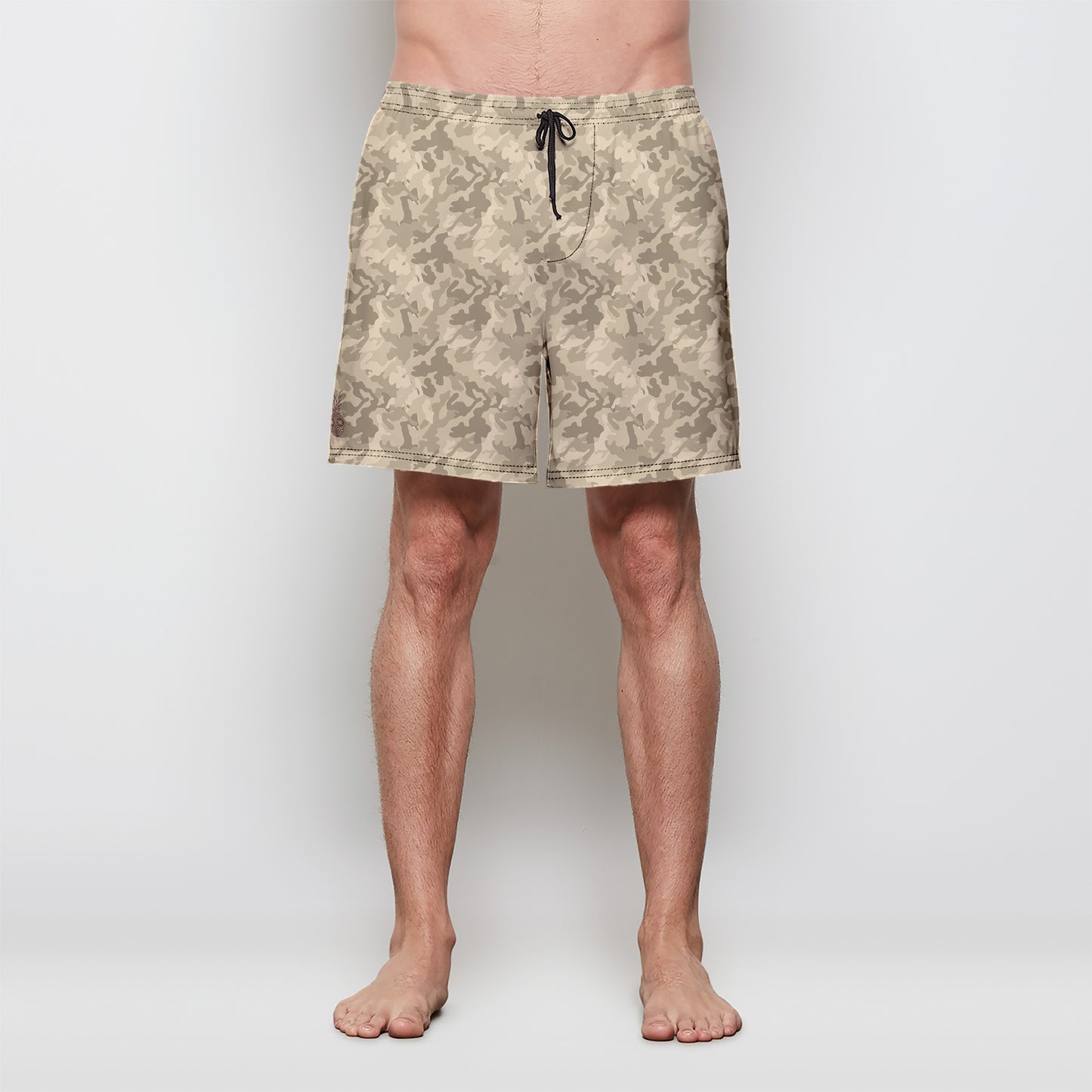 Swim Trunks w/ Lining - Cranberry Camo