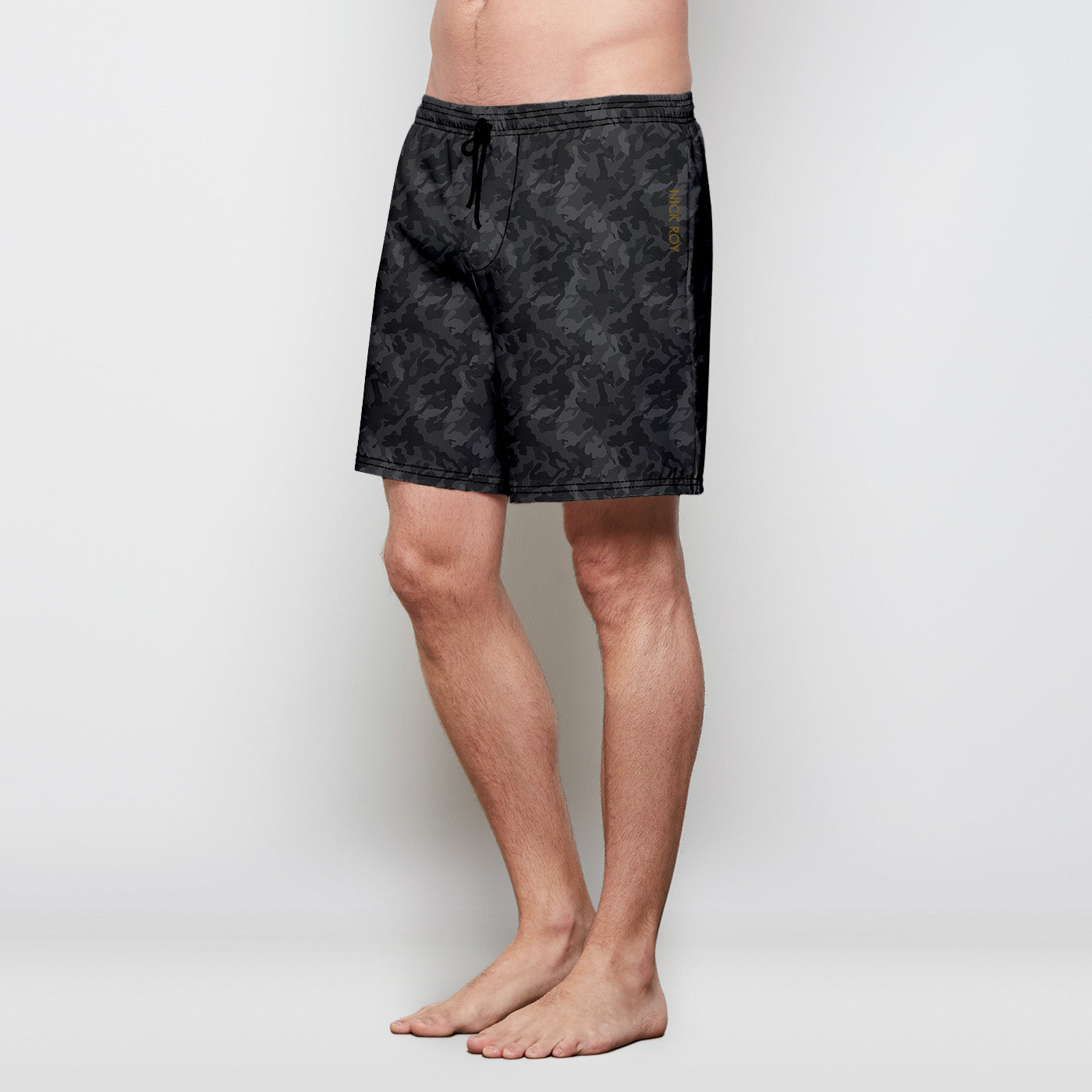 Swim Trunks - Black Camo